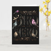 Vogelnerd Funny Vogelspotten Vogelspotter Vogel Li Kaart (Gele Bloem)