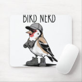 Vogelnerd Grappige Vogel Kijken Voor Vogelaars _1 Muismat (Met muis)