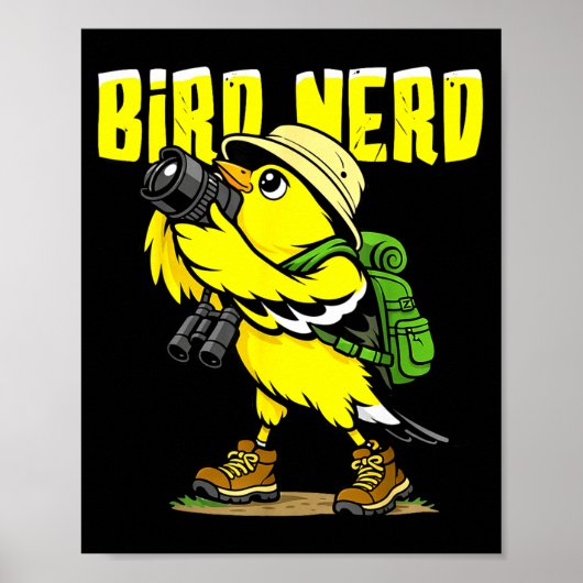 Vogelnerd grappige vogels kijken vogels amerikaans poster (Voorkant)
