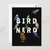 VOGELNERD, papegaaien, uil, duiven, kookaburra Briefkaart (Voorkant / Achterkant)