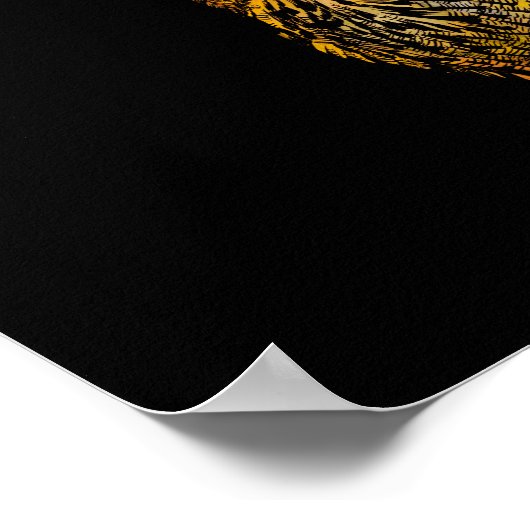 VOGELNERD, papegaaien, uil, duiven, kookaburra Poster (Hoek)