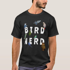 VOGELNERD, papegaaien, uil, duiven, kookaburra T-shirt