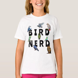 VOGELNERD, papegaaien, uil, duiven, kookaburra T-shirt