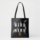 VOGELNERD, papegaaien, uil, duiven, kookaburra Tote Bag (Voorkant)