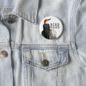 Vogelnerd Roodbuik specht Ronde Button 5,7 Cm (In situ)