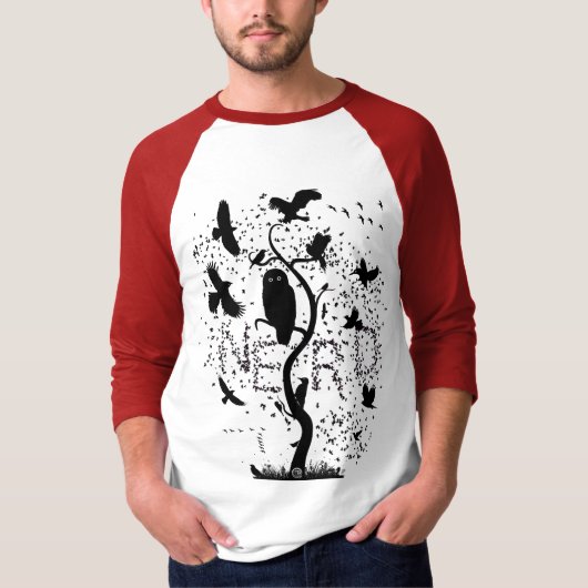 Vogelnerd T-shirt (Voorkant)