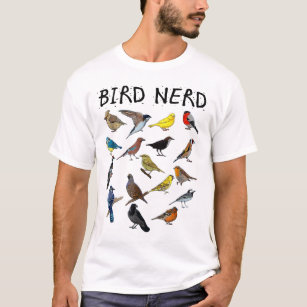 Vogelnerd Verschillende soorten Bird_ Cute Bird Gi T-shirt
