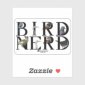 Vogelnerd - Verschillende soorten Sticker (Vel)