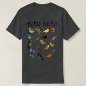 'Vogelnerd Verschillende vogelsoorten' Cute Bird G T-shirt (Design voorkant)