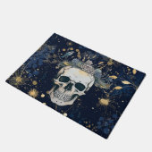 Vogelnest Bloem Kroon Schedel Ontwerp Deurmat (Schuin)