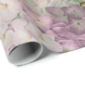 Vogelnest bloementuin Bloemvlinderkunst Cadeaupapier (Rol Hoek)