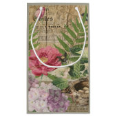 Vogelnest bloementuin Bloemvlinderkunst Klein Cadeauzakje (Achterkant)