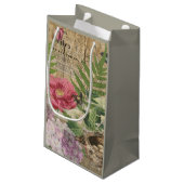 Vogelnest bloementuin Bloemvlinderkunst Klein Cadeauzakje (Achterkant Gekanteld)