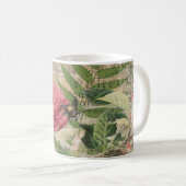 Vogelnest bloementuin Bloemvlinderkunst Koffiemok (Voorkant rechts)