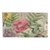 Vogelnest bloementuin Bloemvlinderkunst Kussensloop (Achterkant-Rechts)