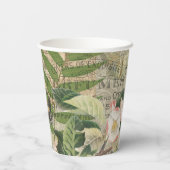 Vogelnest bloementuin Bloemvlinderkunst Papieren Bekers (Achterkant)