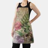 Vogelnest bloementuin Bloemvlinderkunst Schort (Insitu)