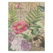 Vogelnest bloementuin Bloemvlinderkunst Tafelkleed (Voorkant)