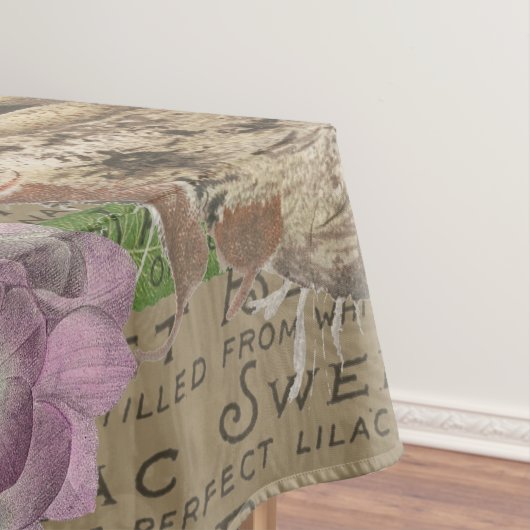 Vogelnest bloementuin Bloemvlinderkunst Tafelkleed (Voorbeeld)