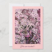 VOGELNEST, BOMEN MET RODE WITTE PINKSTROMEN KAART (Voorkant)