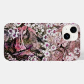 VOGELNEST, BOMEN MET WITTE PINKSTROMEN Case-Mate iPhone CASE (Achterkant (horizontaal))