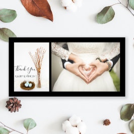 Vogelnest Eieren Katwilgen Bruiloft Dank Je Wel Bedankkaart