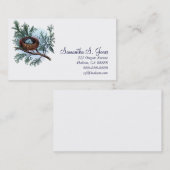   vogelnest en eiceldaart contactkaartje (Voorkant / Achterkant)