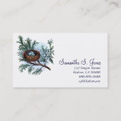 vogelnest en eiceldaart contactkaartje (Voorkant)