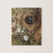 Vogelnest en hondsrozen door John William Hill Legpuzzel (Verticaal)