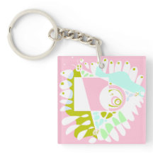 Vogelnest - Flamingo Roze Wit