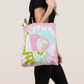 Vogelnest - Flamingo Roze Wit Tote Bag (Dichtbij)