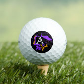 Vogelnest - Gepersonaliseerd Initiaal Letter A Golfballen (Insitu Shirt)