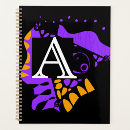 Vogelnest - Gepersonaliseerd Initiaal Letter A Planner