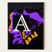 Vogelnest - Gepersonaliseerd Initiaal Letter A Planner (Achterkant)