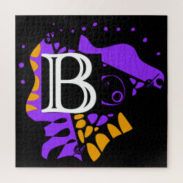 Vogelnest - Gepersonaliseerd Initiaal Letter B Legpuzzel