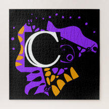 Vogelnest - Gepersonaliseerd Initiaal Letter C