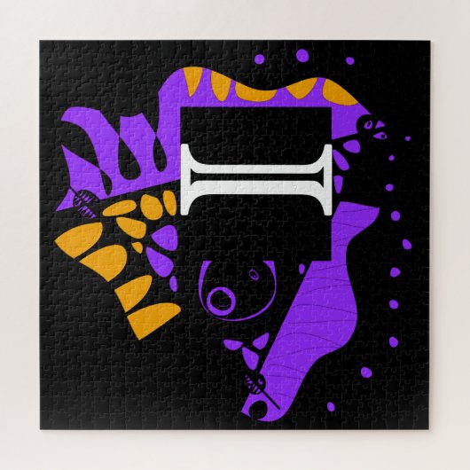 Vogelnest - Gepersonaliseerd Initiaal Letter I Legpuzzel (Horizontaal)