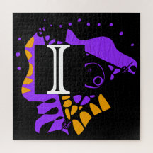 Vogelnest - Gepersonaliseerd Initiaal Letter I