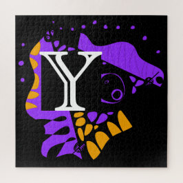 Vogelnest - Gepersonaliseerd Initiaal LetterY Legpuzzel