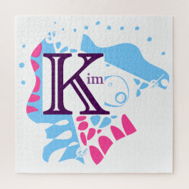 Vogelnest - Gepersonaliseerde naamletter K 2 Legpuzzel