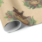 vogelnest holly bekerst cadeaupapier (Rol Hoek)