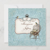  Vogelnest in Stoel, Uitnodiging voor het Huwelijk (Achterkant)