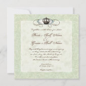 Vogelnest in Stoel, Uitnodiging voor het Huwelijk (Voorkant)