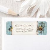 Vogelnest in Stoel, Uitnodiging voor het Huwelijk Etiket (Insitu)