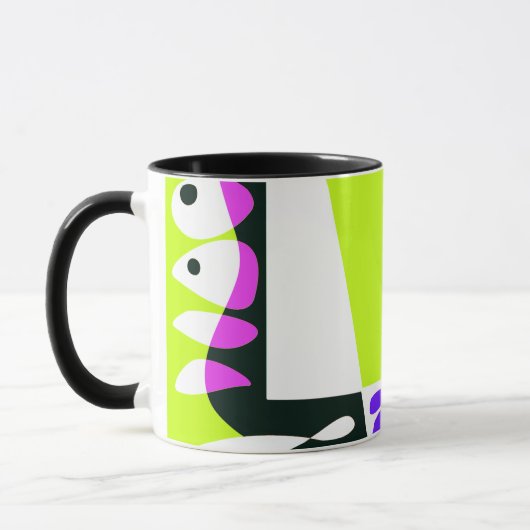 Vogelnest - Lime Green White Mok (Links)
