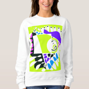 Vogelnest - Lime Green White T-shirt
