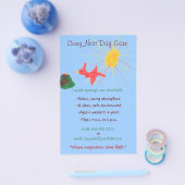 Vogelnest met kinderverzorger flyer (Enkel)