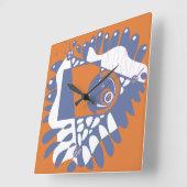 Vogelnest - Oranje maagdenpalm Vierkante Klok (Hoek)