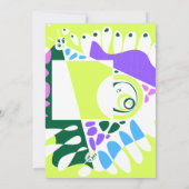 Vogelnest - Pastel Groen Wit Sierkussen Naam Notitiekaartje (Achterkant)