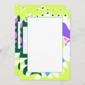 Vogelnest - Pastel Groen Wit Sierkussen Naam Notitiekaartje (Voorkant / Achterkant)